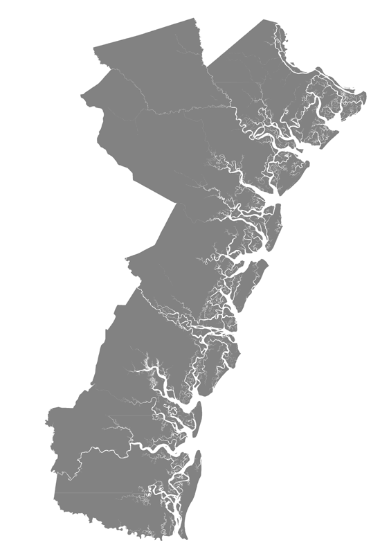 Georgia-Coast-Map